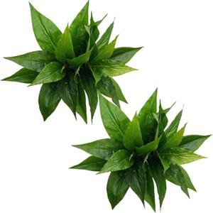 Artificial Agave Fake Plant, Faux Shrubs Bushes Plants for Indoor Outdoor Bedroom Garden Greenery UV Resistant Leaves Home Decor Wedding Party Office Planter Filler DIY Decoration Green 4 Pack