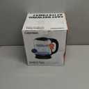 Chefman 1.7 Liter Electric Glass Tea Kettle, Fast Hot Water Boiler, One Touch Operation, Boils 7 Cups, Swivel Base & Cordless Pouring, Auto Shut-Off