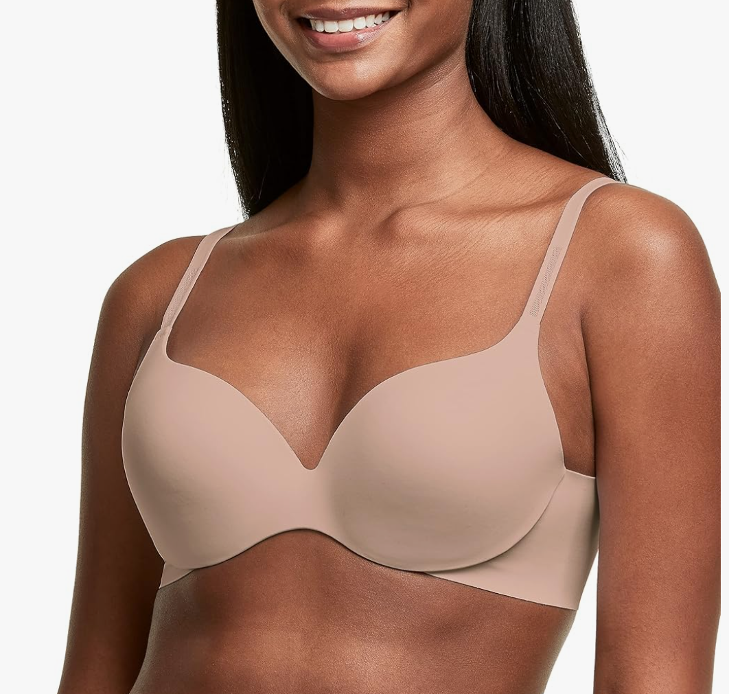 Maidenform Comfort Devotion Underwire Bra, Comfortable Bra with No-Poke DreamWire, Full-Coverage T-Shirt Bra Size 36 C