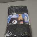 Drymate 2-Pack Washable Pee Pads for Dogs (29x36), Waterproof, Absorbent, Slip-Resistant, Reusable Pet Training Potty Puppy Mats, Housebreaking, Incontinence Bed Pads, Crate, Kennel (USA Made) (Charcoal)