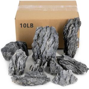 Natural Rocks Seiryu Stones Aquariums Stones for Aquascaping, Aquariums, Terrariums, Vivariums Decorative Stone,Reptile Enclosures,Paludariums,and Gardens-10lb2 to 7 inch