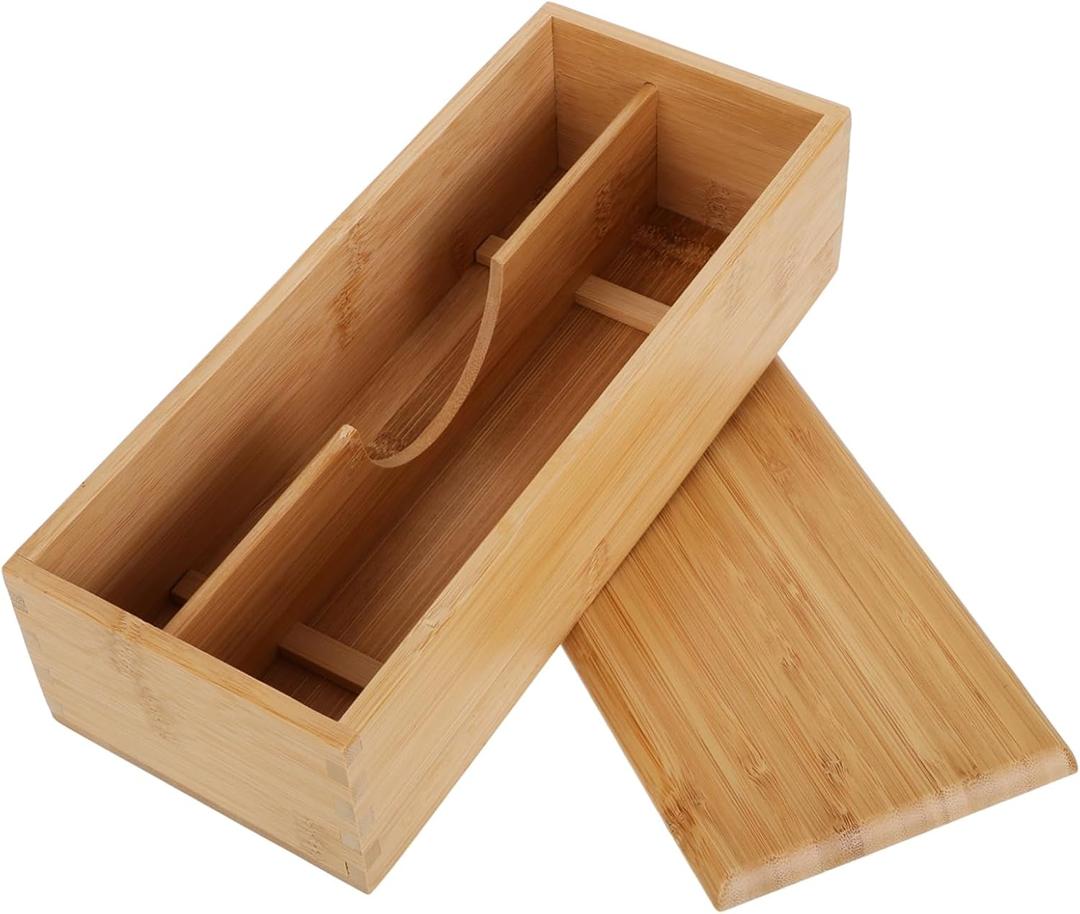 Chopstick Storage Box with Lid Elegant Organizer for Kitchen Utensils Versatile Silverware Holder for Drawer Stylish and Kitchen Accessory