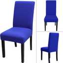 JQinHome Dining Chair Covers Dining Room Chair Slipcovers, 2 Pack High Stretch Removable Washable Parsons Chair Slipcover for Home Party Hotel Wedding Ceremony 
