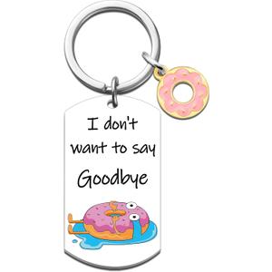 Farewell Gifts for Coworkers Keychain Goodbye Gifts for Coworkers Going Away Gift for Coworker Work Bestie Leaving Job Retirement New Beginning Gift Ideas Good Luck Keyring