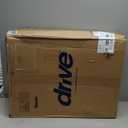 Drive Medical Lightweight Folding Transport Wheelchair - Reliable Mobility Support - Durable Steel Frame - Swing-Away Footrests - Compact Travel Design - Silver (1 Count (Pack of 1))