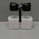 TrendPlain 16oz/470ml Glass Olive Oil Sprayer for Cooking  2 in 1 Olive Oil Dispenser Bottle for Kitchen Gadgets and Air Fryer Accessories, Salad, BBQ - 2 Black