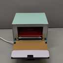 Dash Mini Toaster Oven - Sleek & Stylish - For Creative Homemade Treats - Compact, Space-Saving Design - adjustable temperature dial - Removable Baking Tray - Aqua