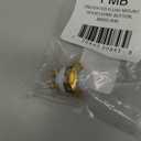 Newhouse Hardware FMB Doorbell Button, 1-Pack, Brass