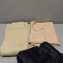 Vatge Door Curtains - Room Darkening French Door Curtains for Small Windows, Front Window Covering for Glass/Patio/Sliding, 1 Panel, W24 x L36, Beige