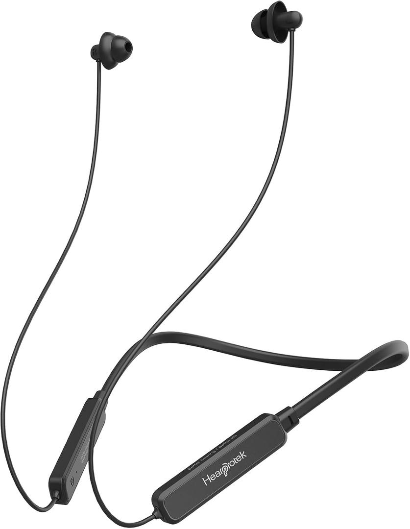 Hearprotek Wireless Headphones, Bluetooth 5.4 Sleep Soft and Lightweight in-Ear Earbuds for Sleeping, 25+Hour Playtime, Ideal for Side Sleepers, Relaxing, Meditating