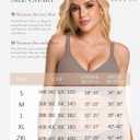 Vinfact Jelly Wireless Bras for Women Supportive Seamless Bra Push Up Comfort Soft Bralette No Underwire Full Coverage Bra (Blue, XL)
