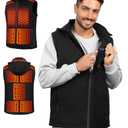 BEFAMALI Heated Vest for Men, with Concealed Switch Men's Electric Vests for Winter.XL
