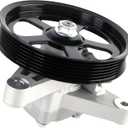 Power Steering Pump with Pulley 21-5494 for 2008 2009 2010 2011 2012 Accord 3.5L for 2009 2010 2011 Pilot 3.5L for 2012 Crosstour 3.5L for 2010-2011 Accord Crosstour 3.5L V6 Power Assist Pump