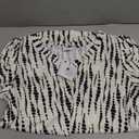 XIEERDUO Womens Summer Shirt V Neck Casual Tshirts Puff Sleeve Tops for Women Solid Color Size M