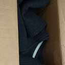 IOHOUZE Washable Runner Rug 3x8 Non Slip Rubber Backed Wide Hallway Runner Entryway Runner Indoor, Kitchen Rugs Woven Floor Carpet for Hall Entrance Bedroom, Black/Grey