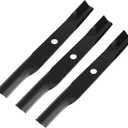 1759055YP High Lift Blades for 48" Mower Deck, Compatible with Simplicity Snapper Ferris Lawn Mower, Replaces 1759055 1757303 1757303YP, 3 Pack