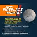 Rutland Fireplace Mortar Cartridge, 10.3-Ounce, Gray - 63G