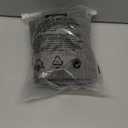 HWY 50 Gray Grey Chenille Throw Pillow Covers 18x18 Inch with Triple Buttons, Soft Farmhouse Accent Decorative Cushion Cases for Couch Sofa Bed Living Room Bedroom Pack of 2