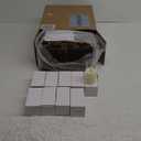 Sabary 10 Sets/ 20 Pcs Wooden Lantern Candle Holders with Candles for Wedding Decoration Vintage Table Centerpiece Farmhouse Rustic Candle Lantern for Indoor Fireplace Dining Party Decor (Black)