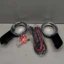 RP Remarkable Power, Compatible with 2008-2011 Highlander Chrome Trim Black Bezel Fog Light Kits included Switch Wiring, with H11-12V 55W Bulbs FL7123