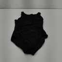 SUUKSESS Women One Piece Ruched Swimsuit Tummy Control Backless Bathing Suit (Medium, Black)