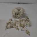 11 Pcs Halloween Skeleton Decorations Realistic Full Body Movable Joints Halloween Plastic Skeleton for Cemetery, Yard, Indoor and Outdoor Party Decoration