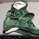 Spark Paws Dog Hoodie Premium Dog Sweater for Small, Medium, and Large Dogs | Warm Outfits for French Bulldogs, Pitbull, Puppy, Winter Jacket Alternative - Green Skydye, (4XL: 80-115lbs)