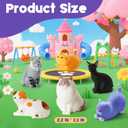 Bath Toys for Kids 1-3, 6 PCS Light-Up Cat Bath Toy Set, Baby Toddler Bath Toys, Bathtub Pool Bath Toy for Kids, Christmas Birthday Gifts for Boys & Girls Ages 1 2 3+ Years Old