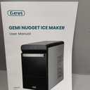 Gevi V2.0 Nugget Ice Maker, 38lbs/24H Countertop Pellet Ice Machine with Self-Cleaning, Energy-Efficient, Chewable Pebble Ice Maker for Home Kitchen, Office, Great Gift