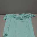Ficoribety Nightgowns for Women Soft Cotton Night Gowns Women Sleepwear with Pockets, Green, XX-Large