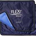 FlexiKold Ice Packs for Injuries Reusable with Straps Cold Compress Gel Cold Pack, Ice Pack for Knee, Flexible Medical Ice Wrap for Back, Shoulders, Legs, Muscle Pain Standard 2 Pk