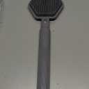 Silicone Back Scrubber for Shower  21in Extendable Shower Brush with Long Handle  Dual-Sided Back Brush with Non-Slip Grip, Gentle Cleansing & Exfoliation for Men, Women, Elderly (Gray)