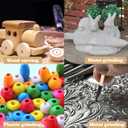 100 Pcs Sanding Sticks, 280 Grit Matchsticks Sanding Twigs, Fine Detailing Sanding Tools for Tight Spaces Plastic Models Wood, 5.4 x 0.2 Inch