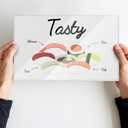 Henoyso 5 Pcs 8.5" x 14" Rigid Print Protectors Clear Hard Plastic Paper Page Poster Protector Menu Cover Plastic Sleeves for Sheet Photo Document Photographs Birth Certificate(Horizontal)