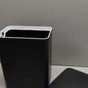 Yatmung 4 Gallons Bathroom Trash Can Automatic Touchless - 15.5 Liters Smart Trash Can Motion Sensor - Narrow, Plastic - Slim Electric Trash Bin - Skinny Garbage Can with Lid (Matte Black)