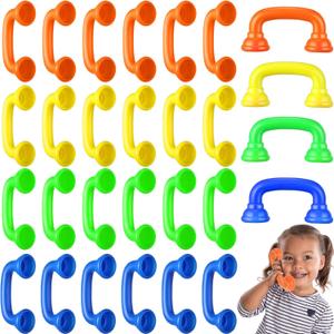 Shappy Bulk Reading Phones for Classroom Auditory Feedback Phone Manipulatives for Preschool Children Accelerates Reading Fluency and Pronunciation Toy Tool Supplies(24 Pcs)