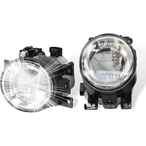 Nakkaa Pair Front Fog Lights Lamp Compatible with Q50 QX50 Q60 QX60 QX80 2014-2018 Left and Right 261554GA0A 261554GA0B
