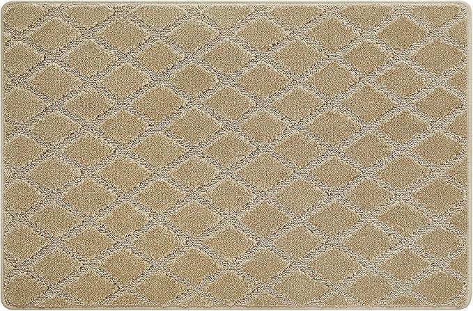 PURE ERA Carpet Stair Tread Landing Mat Tape Free Self Adhesive Non Slip Skid Resistant Indoor Doormat Area Rug Floor Mat for Kitchen Bathroom Workstations Washable 2' X 3'