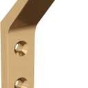 Amerock H37003CZ | Emerge Double Prong Decorative Wall Hook | Champagne Bronze Hook for Coats, Hats, Backpacks, Bags | Hooks for Bathroom, Bedroom, Closet, Entryway, Laundry Room, Office