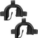 2 Pack Rim Connector Replacement for Fluval Fx4/Fx5/Fx6 Parts, High Performance Canister Filter Accessories, Hose Fitting Rim Connector and Clips Bracket Adapter Parts for Aquarium Fish Tank Filters