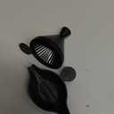 Powder Pans, Powder Funnel for Reloading, Fits All Calibers Between .22 -.375, Black