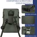 Cooler Backpack, 30 Can Backpack Cooler 4-Sided Cold Retention Technology, Lightweight & Hands-Free for Beach, Camping