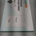 Titanium Cutting Board for Kitchen, Cutting Board Double Sided Food Grade, Pure Titanium/PP, Easy to Clean Large Size 1611 (15.6"L x 10.8"W, Silver)