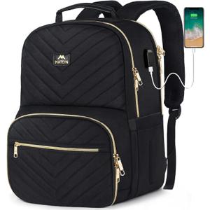 MATEIN Lunch Backpack for Women, 15.6 Inch Laptop Work Backpack with Insulated Cooler Compartment, Food Delivery Bag XXL - 23 x 14 x 15 Inches