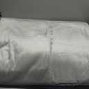 MORANJIAFANG Plush 340GSM Flannel Bed Blanket Cozy Microfiber Soft Thermal Fleece Blanket (Light Gray, Oversized King 144"x144")