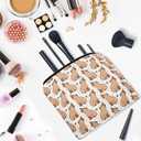 Degpum Capybara Makeup Bags for Women,Perfect Cosmetic Bag Just A Girl Who Love Capybaras For Sisters,Daughters, Friends,Teen Girls & Women.Ideal Gift For Travel, Birthdays, & Christmas,Mothers Day