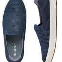 Men's Slip-On Loafers with Arch Support - Collapsible Heel Casual Walking Fashion Sneakers for Men, Lightweight Breathable Mesh Comfort Shoes 12