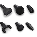 Massage Gun Heads for Hypervolt Go，Replaceable Massager Gun Attachment 6 Different Muscle Massager Heads Deep Tissue Percussion Plug and Play Salon Tools Home Pain Relief New Upgrade Massage Head