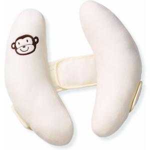 Inchant Adjustable Toddler Headrest & Neck Support, Banana Shape Travel Pillow,Best Headrest for Car Seat,Pushchair, White