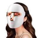 tinkoola Red Light Therapy Mask for Face & Neck, LED Face Light Therapy,USB C Rechargeable,Infrared Mask